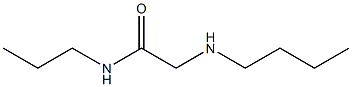 2-(butylamino)-N-propylacetamide Struktur