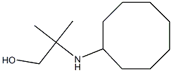 2-(cyclooctylamino)-2-methylpropan-1-ol Struktur