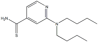 2-(dibutylamino)pyridine-4-carbothioamide Struktur