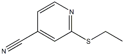 2-(ethylsulfanyl)pyridine-4-carbonitrile Struktur