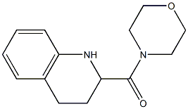 2-(morpholin-4-ylcarbonyl)-1,2,3,4-tetrahydroquinoline Struktur