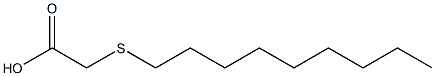 2-(nonylsulfanyl)acetic acid Struktur