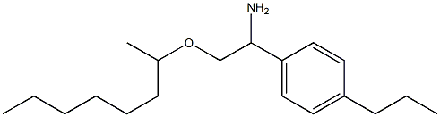 2-(octan-2-yloxy)-1-(4-propylphenyl)ethan-1-amine Struktur