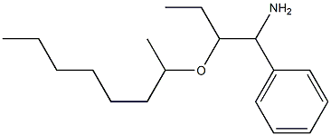 2-(octan-2-yloxy)-1-phenylbutan-1-amine Struktur