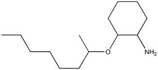 2-(octan-2-yloxy)cyclohexan-1-amine Struktur