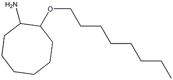 2-(octyloxy)cyclooctan-1-amine Struktur