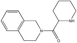 2-(piperidin-2-ylcarbonyl)-1,2,3,4-tetrahydroisoquinoline Struktur