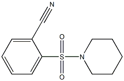 2-(piperidine-1-sulfonyl)benzonitrile Struktur