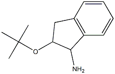 2-(tert-butoxy)-2,3-dihydro-1H-inden-1-amine Struktur