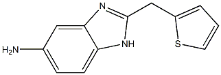 2-(thien-2-ylmethyl)-1H-benzimidazol-5-amine Struktur