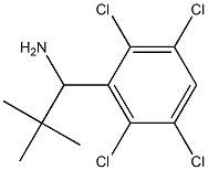 2,2-dimethyl-1-(2,3,5,6-tetrachlorophenyl)propan-1-amine Struktur