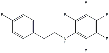 2,3,4,5,6-pentafluoro-N-[2-(4-fluorophenyl)ethyl]aniline Struktur