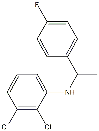 2,3-dichloro-N-[1-(4-fluorophenyl)ethyl]aniline Struktur