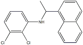 2,3-dichloro-N-[1-(naphthalen-1-yl)ethyl]aniline Struktur