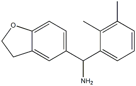 2,3-dihydro-1-benzofuran-5-yl(2,3-dimethylphenyl)methanamine Struktur