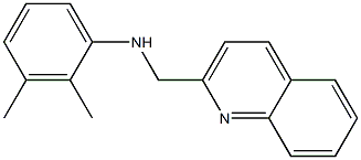 2,3-dimethyl-N-(quinolin-2-ylmethyl)aniline Struktur