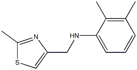 2,3-dimethyl-N-[(2-methyl-1,3-thiazol-4-yl)methyl]aniline Struktur