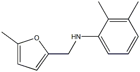 2,3-dimethyl-N-[(5-methylfuran-2-yl)methyl]aniline Struktur