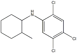 2,4,5-trichloro-N-(2-methylcyclohexyl)aniline Struktur