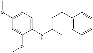 2,4-dimethoxy-N-(4-phenylbutan-2-yl)aniline Struktur