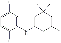 2,5-difluoro-N-(3,3,5-trimethylcyclohexyl)aniline Struktur