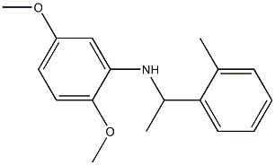 2,5-dimethoxy-N-[1-(2-methylphenyl)ethyl]aniline Struktur