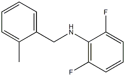 2,6-difluoro-N-[(2-methylphenyl)methyl]aniline Struktur