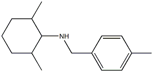 2,6-dimethyl-N-[(4-methylphenyl)methyl]cyclohexan-1-amine Struktur