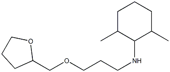 2,6-dimethyl-N-[3-(oxolan-2-ylmethoxy)propyl]cyclohexan-1-amine Struktur