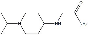 2-[(1-isopropylpiperidin-4-yl)amino]acetamide Struktur