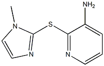 2-[(1-methyl-1H-imidazol-2-yl)sulfanyl]pyridin-3-amine Struktur