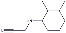 2-[(2,3-dimethylcyclohexyl)amino]acetonitrile Struktur