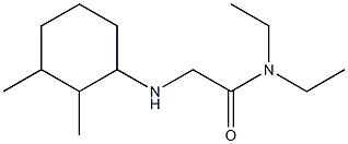 2-[(2,3-dimethylcyclohexyl)amino]-N,N-diethylacetamide Struktur