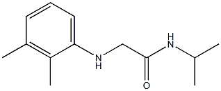 2-[(2,3-dimethylphenyl)amino]-N-(propan-2-yl)acetamide Struktur