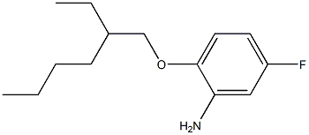 2-[(2-ethylhexyl)oxy]-5-fluoroaniline Struktur