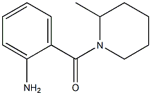 2-[(2-methylpiperidin-1-yl)carbonyl]aniline Struktur