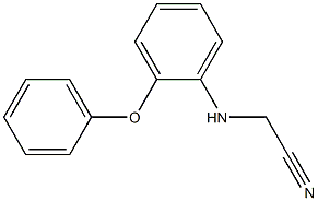 2-[(2-phenoxyphenyl)amino]acetonitrile Struktur