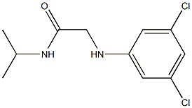 2-[(3,5-dichlorophenyl)amino]-N-(propan-2-yl)acetamide Struktur