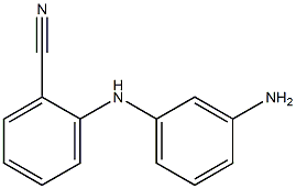 2-[(3-aminophenyl)amino]benzonitrile Struktur