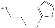 2-[(3-aminopropyl)sulfanyl]thiophene Struktur