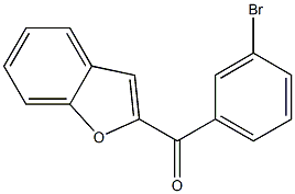 2-[(3-bromophenyl)carbonyl]-1-benzofuran Struktur