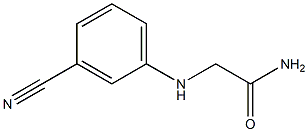 2-[(3-cyanophenyl)amino]acetamide Struktur