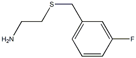 2-[(3-fluorobenzyl)thio]ethanamine Struktur