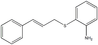 2-[(3-phenylprop-2-en-1-yl)sulfanyl]aniline Struktur