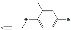 2-[(4-bromo-2-fluorophenyl)amino]acetonitrile Struktur