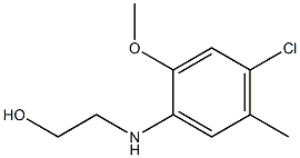 2-[(4-chloro-2-methoxy-5-methylphenyl)amino]ethan-1-ol Struktur