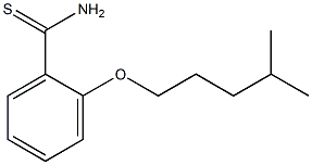 2-[(4-methylpentyl)oxy]benzene-1-carbothioamide Struktur