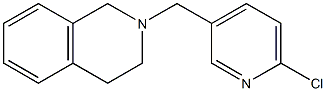 2-[(6-chloropyridin-3-yl)methyl]-1,2,3,4-tetrahydroisoquinoline Struktur