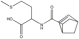 2-[(bicyclo[2.2.1]hept-5-en-2-ylcarbonyl)amino]-4-(methylthio)butanoic acid Struktur