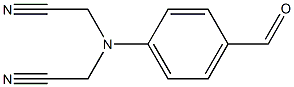 2-[(cyanomethyl)(4-formylphenyl)amino]acetonitrile Struktur